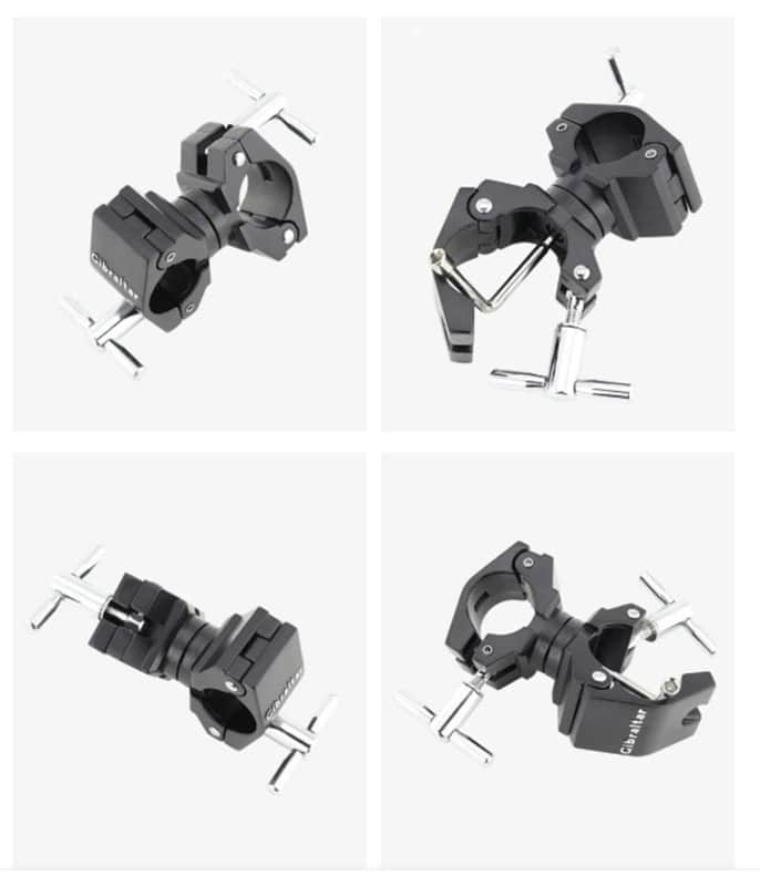 Gibraltar SC-GRSAR 1.5" Black Adjustable Drum Rack Clamp image 1