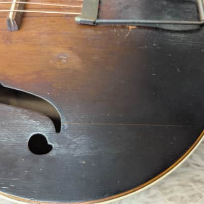 Very cool antique Kay Kraft Archtop Acoustic Guitar w/gig bag image 17