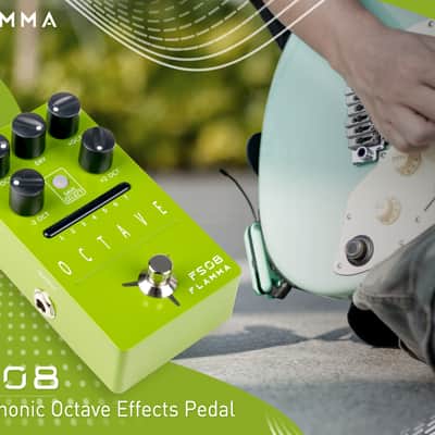 Flamma FS08 Octave Effects Pedal polyphonic octave effects 7 Preset Slots,price include the import duty to US buyer image 6