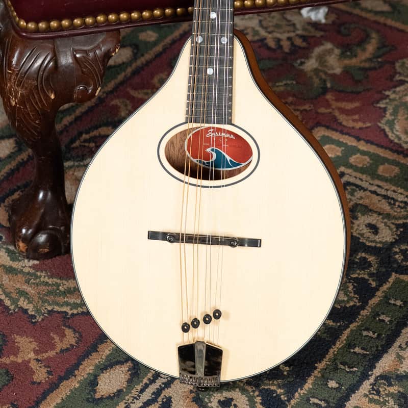 Eastman PCH-M104-NAT Solid Spruce/Laminated Mahogany Natural Flattop A-Style Mandolin #1339 image 1