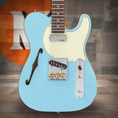Vintage V72 ReIssued Electric Guitar - Laguna Blue (V72LB) image 1