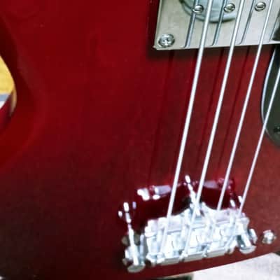 Epiphone SG 4 String Bass 2007 Glossy Maroon image 5