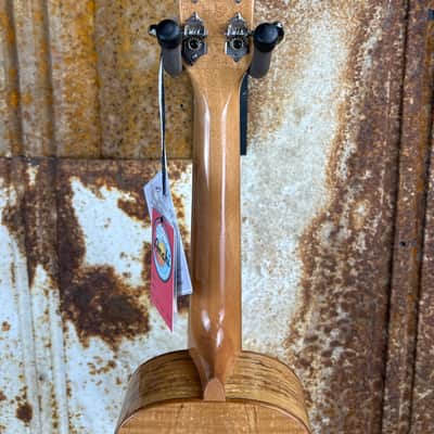 Snail Spalted Maple Gloss Concert Ukulele image 9