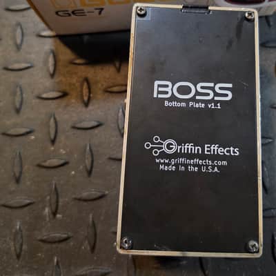 Analogman Boss GE-7 Graphic Equalizer Pro Mod EQ Taiwan Silver Label MIT Changed Back Plate image 8