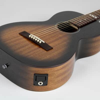 Godin Mahogany Parlor Acoustic-electric Guitar - Black Burst 2024 (052554) image 5