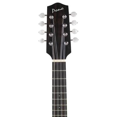 Pono AT8 Solid Acacia 8-String Tenor Ukulele image 5