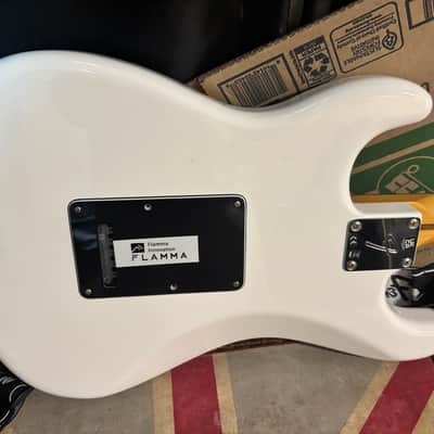 Fender Player II Stratocaster HSS 70th Anniversary Upgraded Polar White Electric Guitar image 10