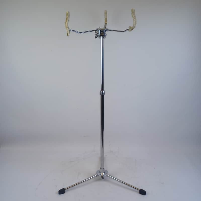 Premier #300 Flush Base New Era Snare Drum Stand Vintage 60s Chrome Flat England image 1