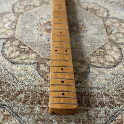 Fender Roasted Maple Precision Bass® Neck, 20 Medium Jumbo Frets, 9.5", Maple, C Shape image 3