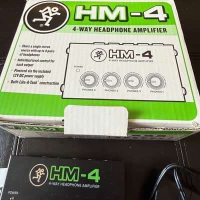 Mackie HM-4 4-Way Headphone Amplifier 2018 - Present - Black image 3