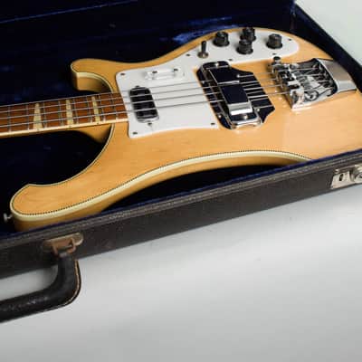 Rickenbacker Model 4001 Owned By Geddy Lee Solid Body Electric Bass Guitar (1968), ser. #HD-843, original black tolex hard shell case. image 12