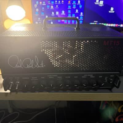 PRS MT 15 V1 Mark Tremonti Signature 2-Channel 15-Watt Guitar Amp Head 2018 - 2024 - Black image 1