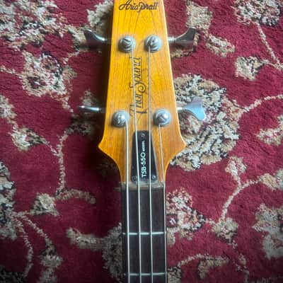 1981 Aria Pro II TSB-550 Tri Sound Bass Neck-Thru Ash Natural MIJ Matsumoku image 5