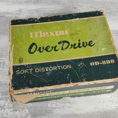 1976 Maxon OD-880 Soft Distortion Vintage Overdrive Pedal w/Box image 5
