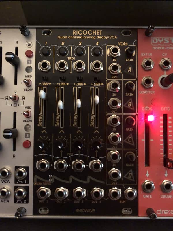 Eowave Ricochet Quad Chained Decays (EG / VCA / Noise Gen) image 1
