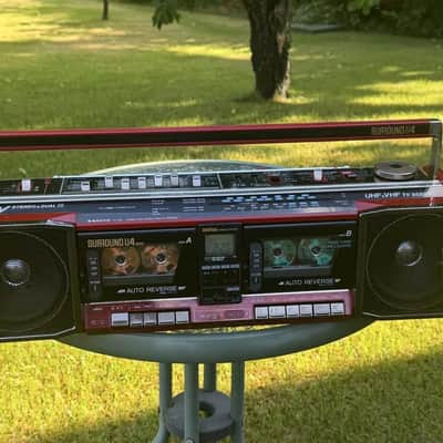 Sanyo U4-W80 Rare Vintage JDM Cassette Boombox Getto blaster Serviced Warranty image 2