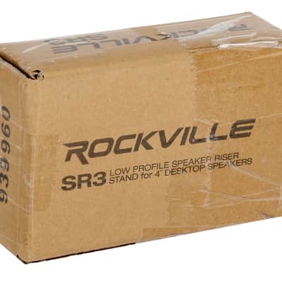 Pair Rockville ASM4 4" Studio Monitor Computer Speakers+Low Profile Riser Stands image 6