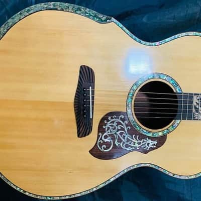 Blueberry Handmade Acoustic Dreadnought Guitar Celtic Motif - built to order image 9