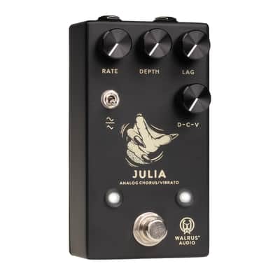 Immagine New Walrus Audio Julia V2 Analog Chorus & Vibrato Black Guitar Effects Pedal - 3