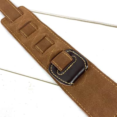 Walker and Williams C-22-BRN Dark Brown Handmade Premium All Grain Leather Padded Guitar Strap 3" Wide For Acoustic, Electric, And Bass Guitars image 13