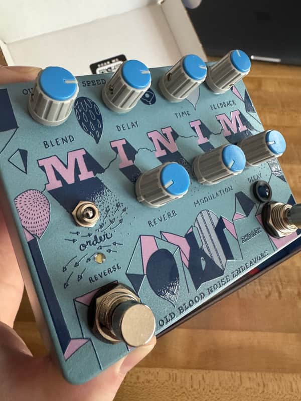 MINT Old Blood Noise Endeavors Minim - LIMITED EDITION Beta Blue image 1