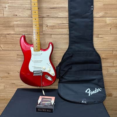 Squier Classic Vibe 50’s FSR Stratocaster - Candy Apple Red w/matching headstock -Upgraded tuners and pickups + sc image 25