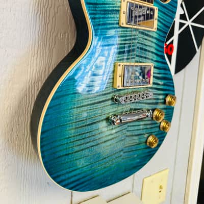 Gibson Les Paul Standard Plus 120th Anniversary 2014 - Ocean Water Perimeter image 4