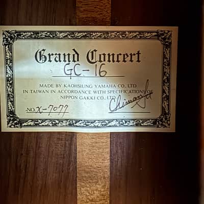 Yamaha GC-16 Grand Concert 70’s-80’s Rosewood image 6