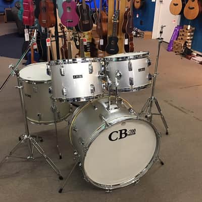 Incredible 5 piece CB700 Drum Kit w/ Stands, Bass Pedal, Tom Mount Remo Sound Master USA Heads image 1