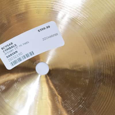 Sabian Artisan 15" HiHat Cymbals image 5