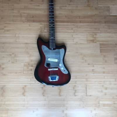 Teisco Bobcat 60's Red image 1