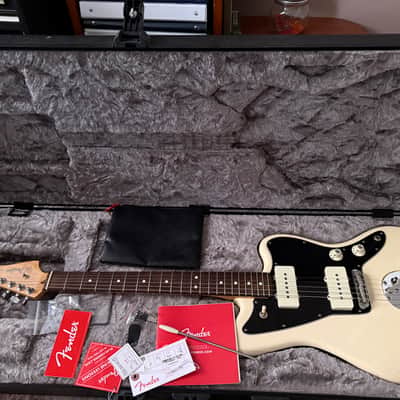 Fender American Professional Jazzmaster with Rosewood Fretboard 2017 - 2019 - Olympic White W/ FLIGHT CASE image 1