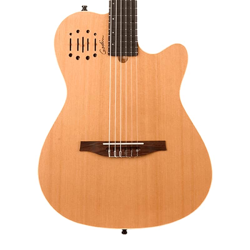 Godin Multiac Encore SG Nylon Classical w/ Electronics Semi-Gloss Natural image 1
