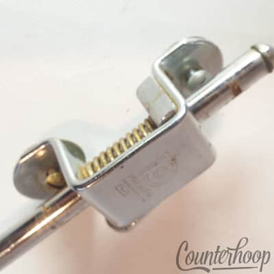 *Premier Floor Tom Drum Leg+Spring-Loaded Mount Chrome Vintage 50s Elite England - Fair / 11.95/35/29/39 image 3