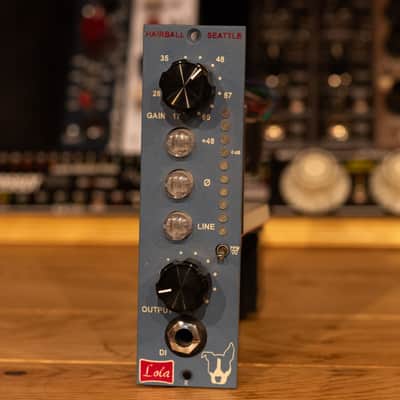 Hairball Audio Lola 500 Series Mic Preamp Module 2010s - Blue image 1
