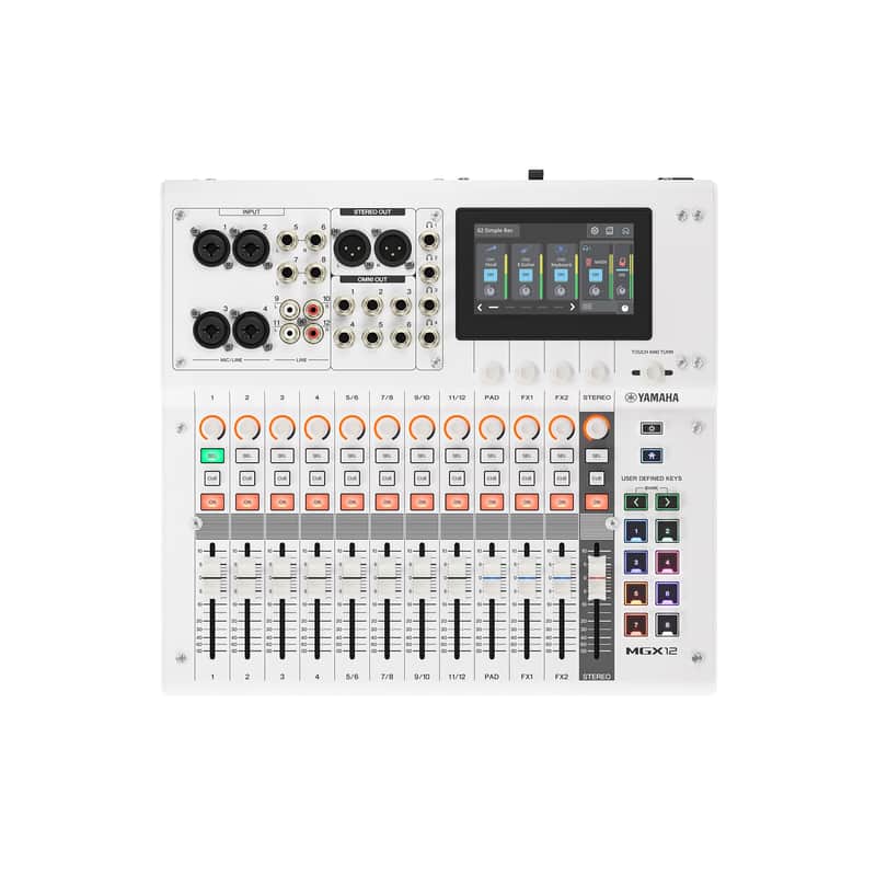Yamaha MGX12-W 18-Channel Digital Mixing Console with Audio Interface (White) image 1