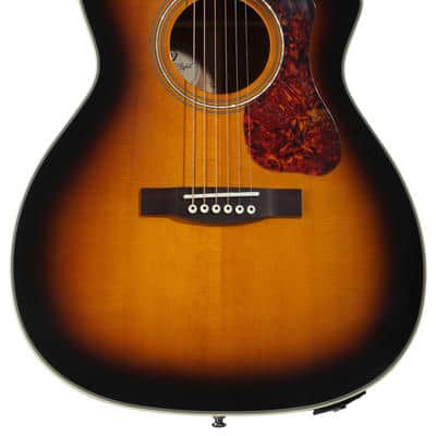 Guild OM-140CE Orchestra Acoustic-Electric Guitar - Antique Burst image 3