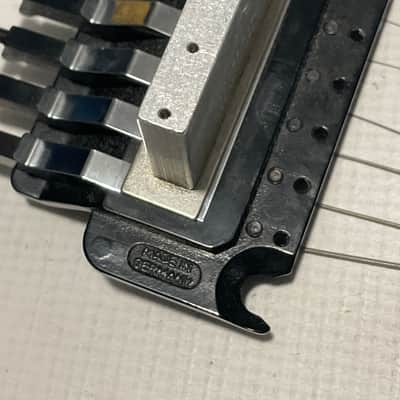 2000's Made in Germany Floyd Rose Speedloader Black Tremolo Bridge Vibrato & Arm Set w/ Strings image 17