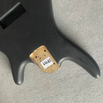 Matte Black 4/5 String Bass Basswood Body image 4