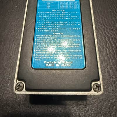 Boss DD-3 1987 - White MIJ Long Chip image 3