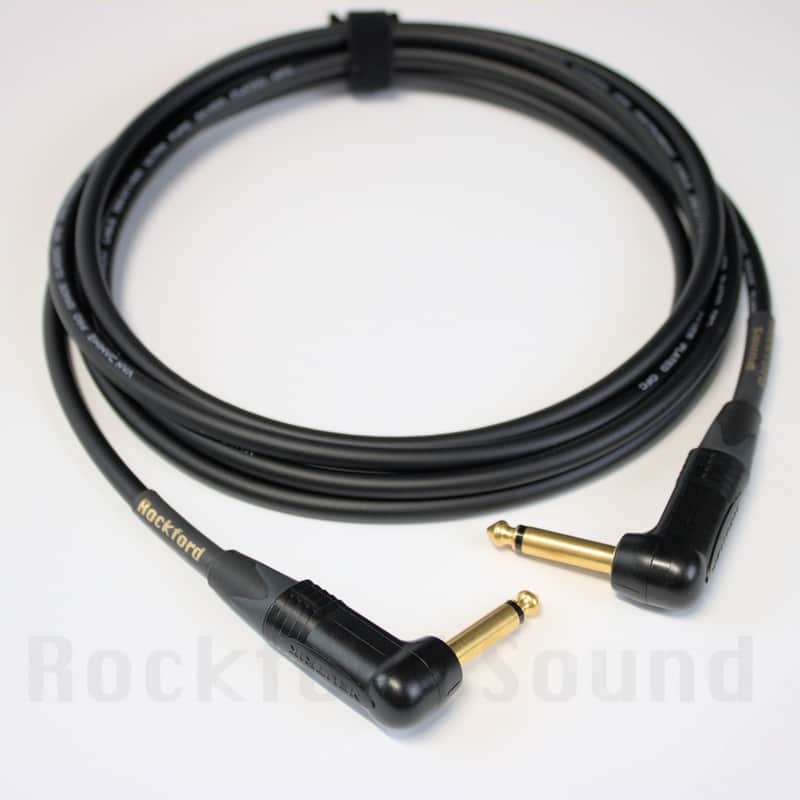 Van Damme XKE Pro Studio Guitar Cable | 30FT | Right to Right Gold Neutrik image 1