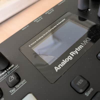 Elektron Analog Rytm MkII 2020 - Black w/ Decksaver + Case image 2
