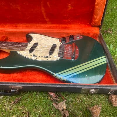 1969 Fender Mustang Competition Burgundy (Blue) image 6