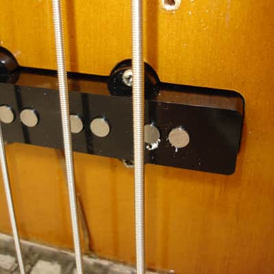 1995 Fender Jazz Bass Left-Handed 4-String Electric Bass Guitar, 3-Tone Sunburst w/ Case image 7