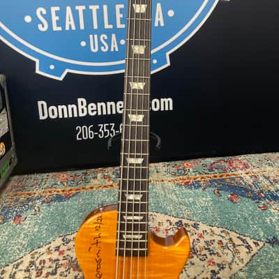 Gibson Tom Hamilton's Aerosmith, LPB-2 Les Paul Deluxe Plus Bass (#51) 1991 - Natural image 13