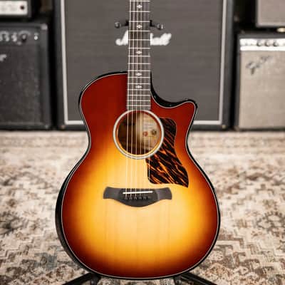 Taylor Next Generation Builder's Edition 514ce Grand Auditorium Acoustic/Electric Guitar - Kona Burst Top with Hardshell Case image 3