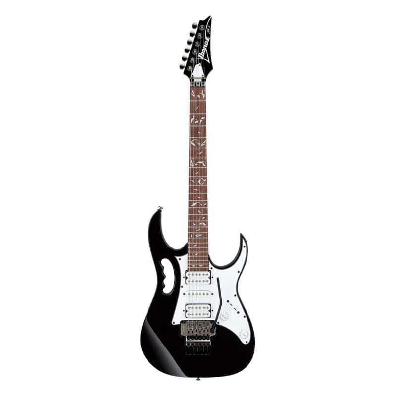 Ibanez JEMJR-BK Steve Vai Signature with Jatoba Fretboard - Black image 1