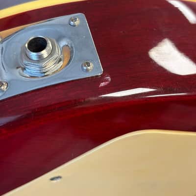 Epiphone Les Paul w/ Bigsby Transparent Red 1997 Electric Guitar image 19