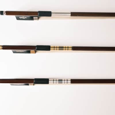 4/4 Size Violin Bow. Brazilwood Stick. Natural Mongolian Horsehair image 6