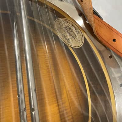 Vintage Washburn B-16 5-String Banjo c. 1980 – Hardshell Case – Beautiful Figured Wood image 7